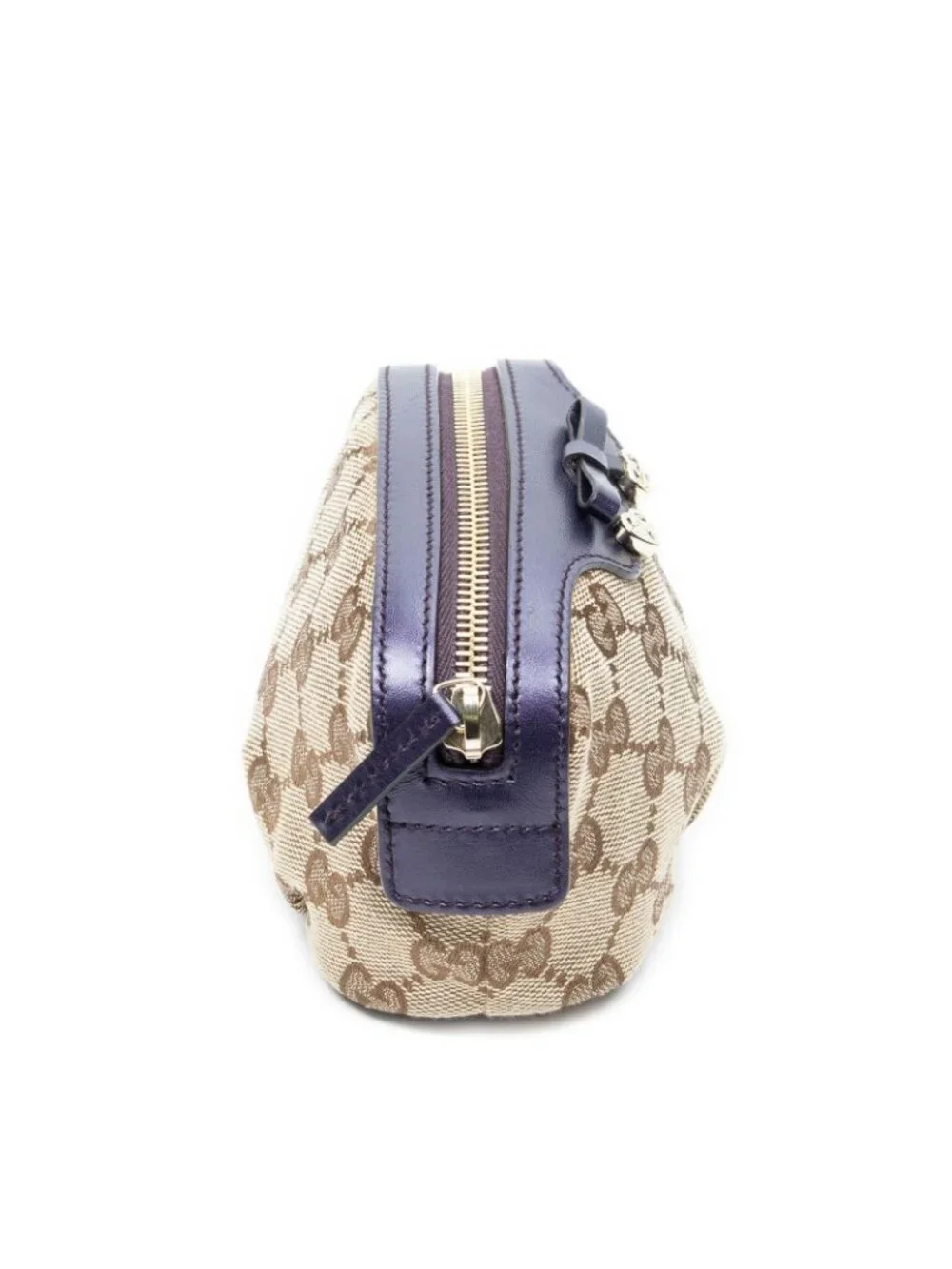 Gucci Mini Heart Cosmetic Pouch Purple